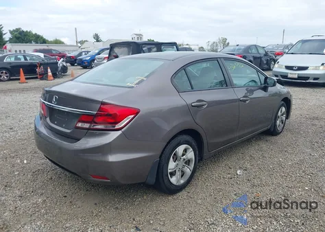 2014 Honda Civic Lx из США, поврежденный, VIN 19XFB2F56EE043954